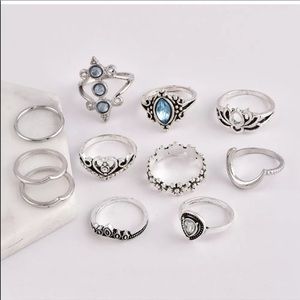 Jewelry - 11 Piece Boho Midi Ring Set Jewelry - 11 Piece Boho Midi Ring Set